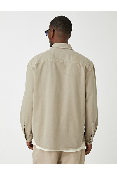 Koton College-Shirt mit Taschendetail