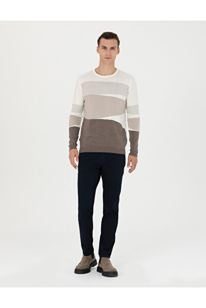 Pierre Cardin Lacivert Slim Fit Kanvas Pantolon 50278469-VR033