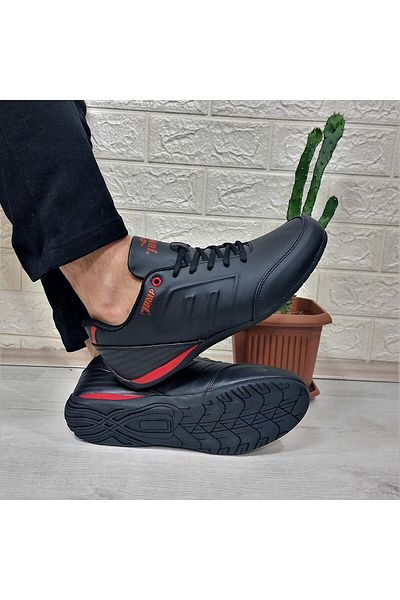 Jump 11743 Black Thin Sole Fuspet Sneakers