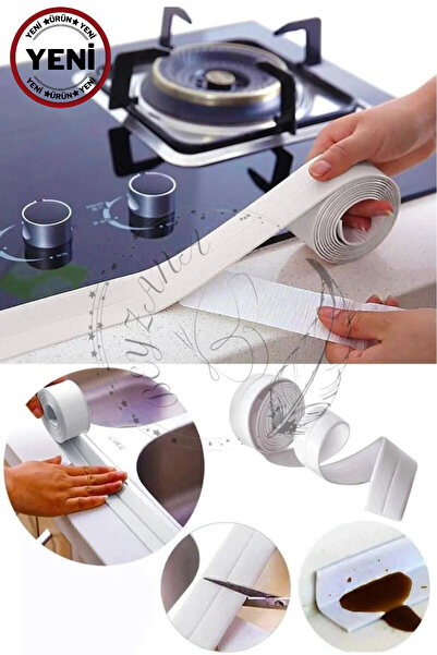 BEYZANA Su Sızdırmaz Geçirmez Bant Lavabo Küvet Kenar Bandı Küvet Duş