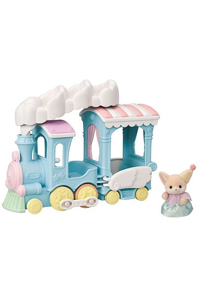 SYLVANIAN FAMILIES Flying Cloudy Rainbow Train