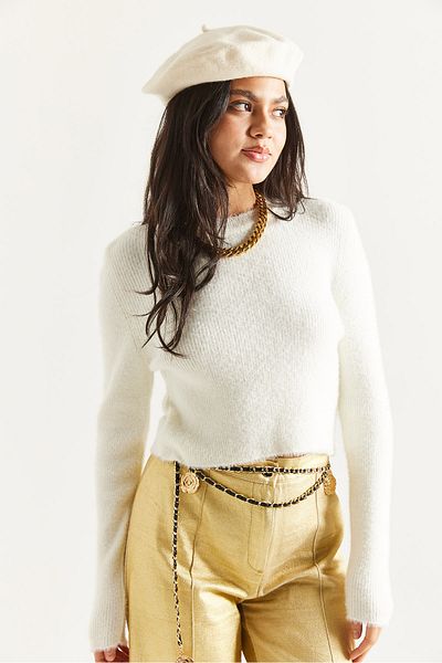 İKLİM LİFE Crop Sweater with Beard