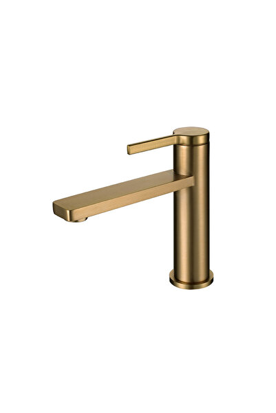 Newarc Sarı Mat Lavabo Bataryası