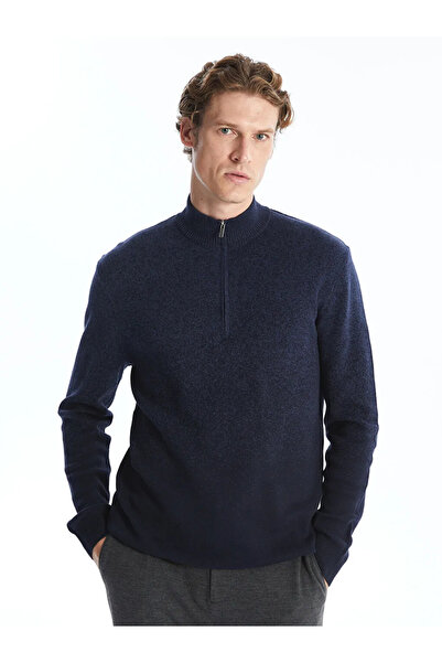 LC Waikiki SOUTHBLUE Lacivert Dik Yaka Uzun Kollu Erkek Triko Kazak