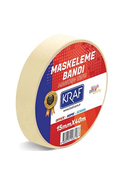 KRAF Maskeleme Bandı 15mmx40m 4015g