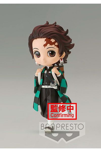 BANDAI Demon Slayer Tanjiro Kamado Q Posket Mini-Figure - 7 cm