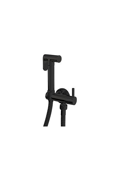 Newarc Black Spiral Shutoff Shower Faucet