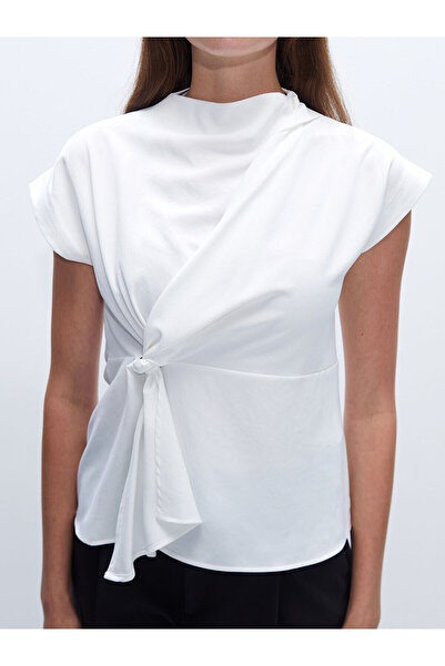 LC Waikiki Lcw dámská halenka rovného střihu se splývavým výstřihem