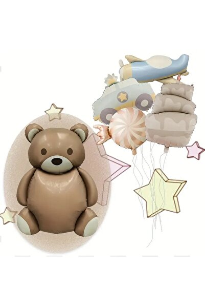 DÜVENCİ TİCARET /5 БРОЯ Матови балони с формата на кола, самолет, мечка, дъга...