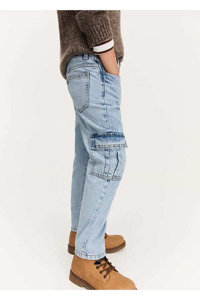MANGO Kids Cargo jeans with pockets