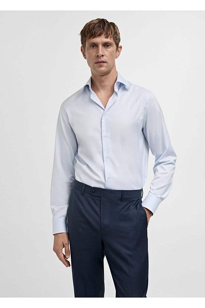 MANGO Man Slim Fit bavlněná košile