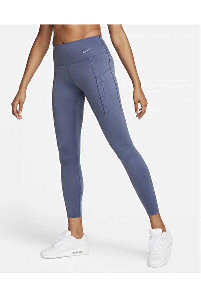 Nike Go Firm-Support High-Waisted With Pockets Running Kadın Tayt DQ5668-491 ASLAN SPORT