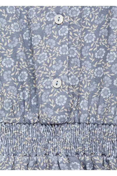 MANGO Kids Düğmeli çiçekli elbise