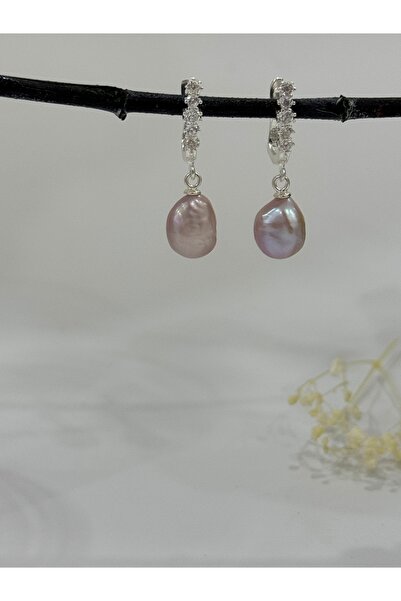 DURAN TAKI TASARIM Hakiki İnci Gümüş Küpe