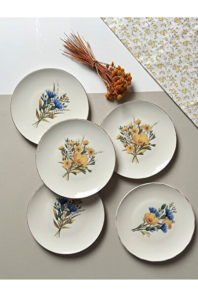 PORSER Lily Canvas 21cm Cake Set - 6 People, 6 Pieces Tvl6Ptprs1062