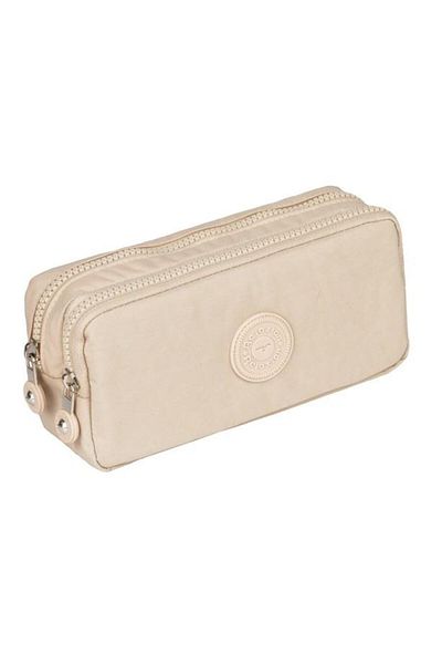 SYG Αδιάβροχη θήκη για στυλό 2 τμημάτων Crinkle Fabric SYG124-Cream