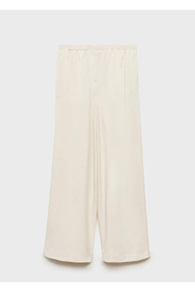 MANGO Woman Wideleg lyocell pantolon