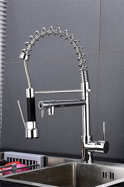 banyonatural Stainless Steel Industrial Sink Kitchen Faucet
