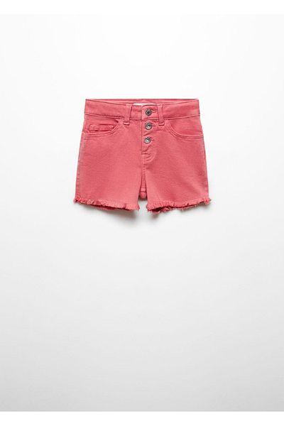 MANGO Kids Geknöpfte Jeans-Shorts