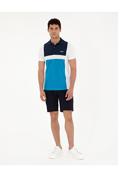 Pierre Cardin Lacivert Regular Fit Örme Şort 50284172-VR033