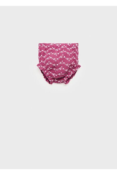 MANGO Baby Floral Embroidered Shorts