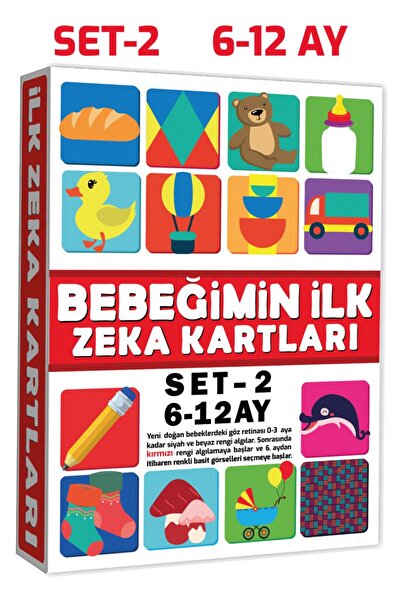 Diytoy Bebeğimin Ilk Zeka Kartları Set-2 / 6-12 Ay