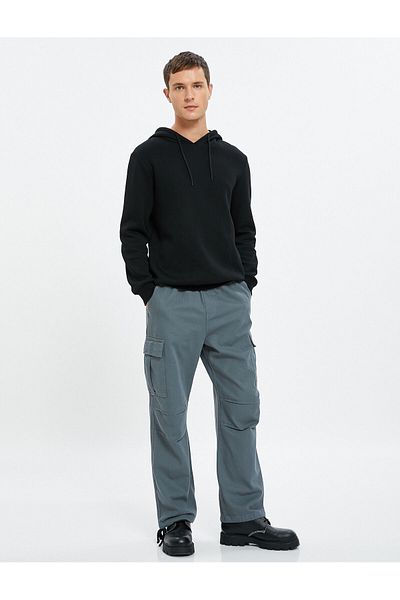 Koton Cotton Cargo Pants - Pocketed Design