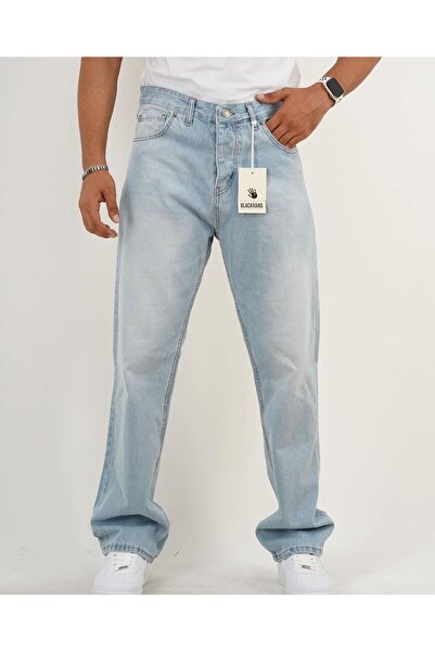 More Açık Mavi Baggy Pantolon