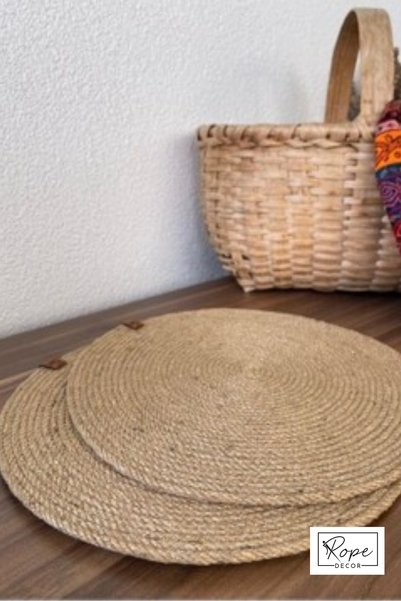 Rope Decor 35cm Placemat / Placemat / Placemat Set / Wicker Placemat / Placemat
