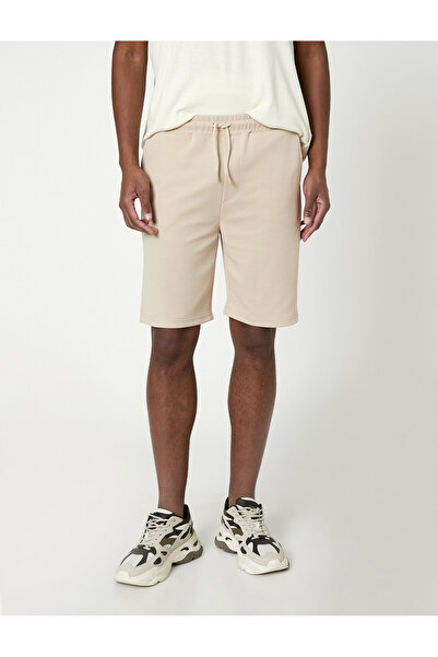 Koton Krajkové bermudy do pasu s detailem kapsy