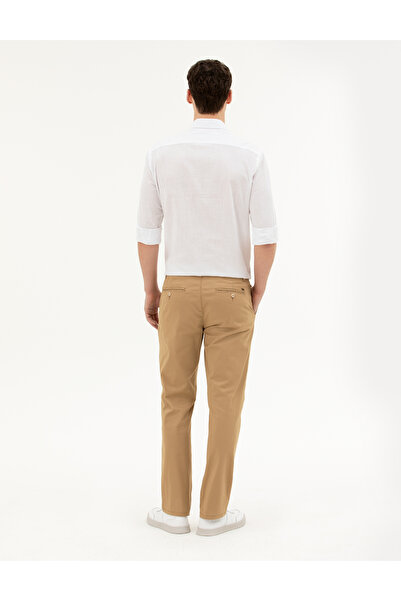 Pierre Cardin Camel Regular Fit Kanvas Pantolon 50288510-VR015