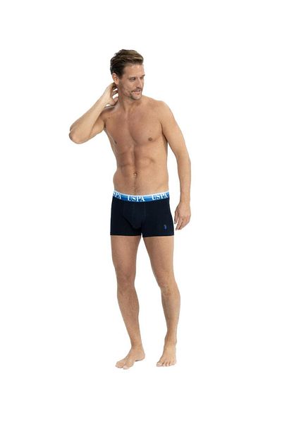 U.S. Polo Assn. Ανδρικά, με άδεια χρήσης, USPA, Navy Blue, Exclusive Boxers 3 συσκευασιών