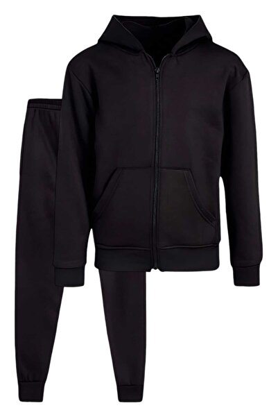 Tezzgelsin Παιδικό Unisex Φούτερ με με κουκούλα φερμουάρ και Παντελόνι jogger...