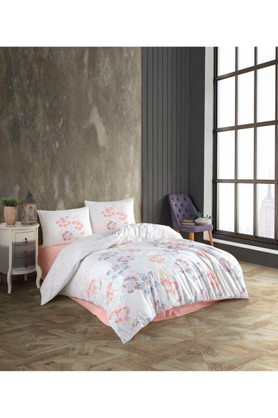 Taç Crystal Ranforce Double Duvet Cover Set - Ferret