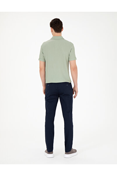 Pierre Cardin Lacivert Slim Fit Kanvas Pantolon 50288511-VR033