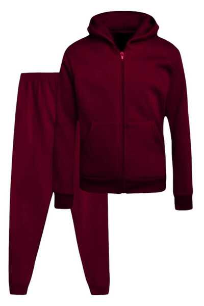 Tezzgelsin Детски комплект от 2 части: суитшърт с качулка и цип и панталони з...