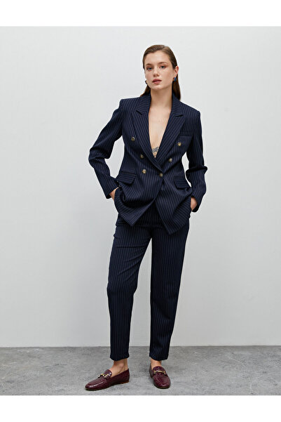 Koton Παντελόνι Carrot - Μέση κορδόνι και λεπτομέρεια τσέπης