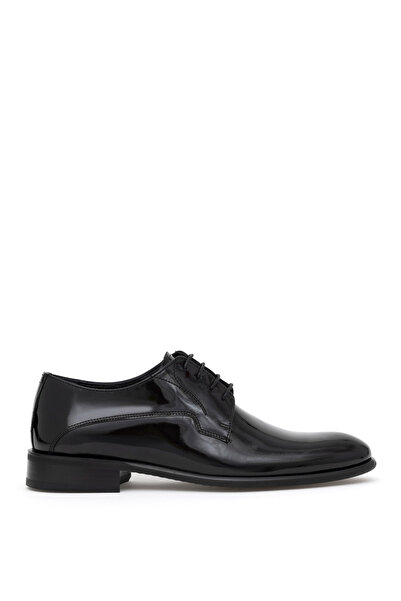 Pierre Cardin Black 100% Leather Groom's Patent Leather Classic Shoes 5028774...