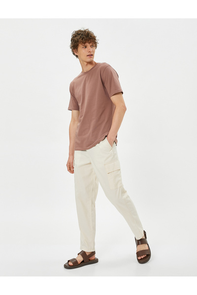 Koton Бавовняні карго-штани з мішкуватими кишенями на талії