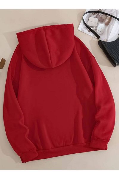 caddekombin Face Printed Smiling Soft Sweatshirt