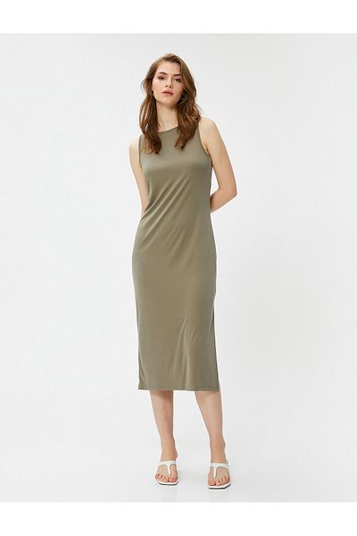 Koton Μίντι φόρεμα Halter Neck Slim Fit