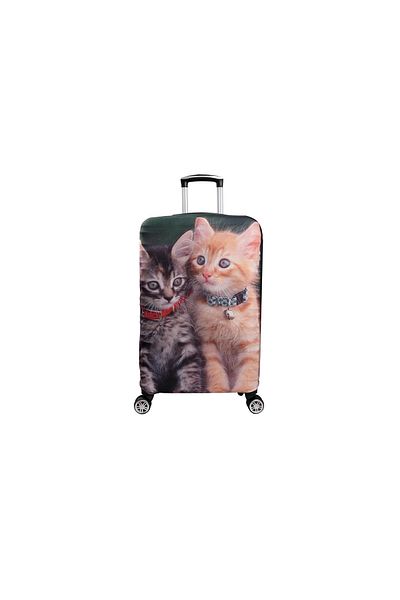 Bagacar Cats Luggage Cover for Cabin Size Suitcase