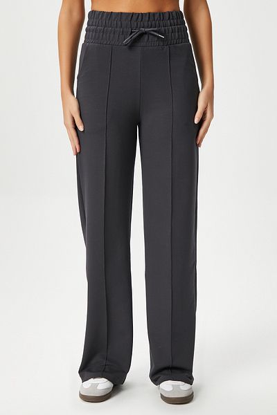 Ritnice Pantaloni de trening antracit cu talie decorativă din cauciuc