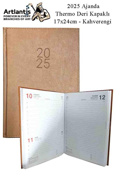 Artlantis Agenda 2025, tvrda korica, termo omot, 1 komad, 17x24 cm, agenda 20...