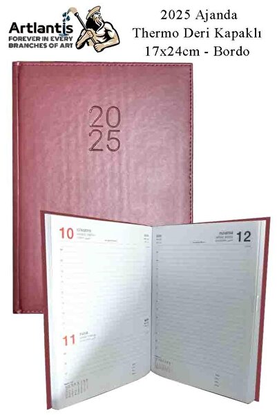Artlantis Agenda 2025 Copertă rigidă Thermo Cover 1 bucată 17x24 cm Agenda 20...