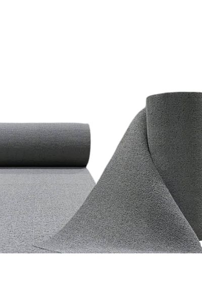 KADİRTARIM Non-Slip Base Slipping Furny Mat 14 mm Red Waterabrance Workshop Appartment Non-Slip Furny Mat