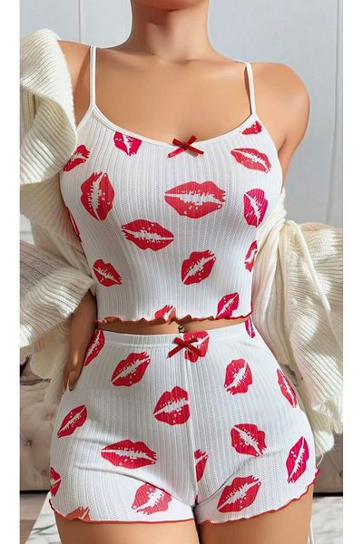 Ruselin KISS ME 5021 SET DE NOAPTE Lycra SHORT-L-XL