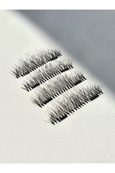 Lesvip's 4p Manyetik Doğal Görünümlü Tam Boy Iki Mıknatıslı Takma Kirpik