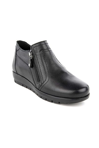Muya Abelia 6 Point - Anatomical Genuine Leather Black Women's Boots