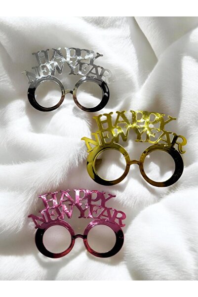 Lapidaria 3Pcs Happy New Year New Year Party Glasses New Year Party Glasses